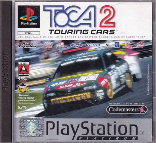 Toca 2 Touring Cars Platinum - PS1 (B Grade) (Genbrug)